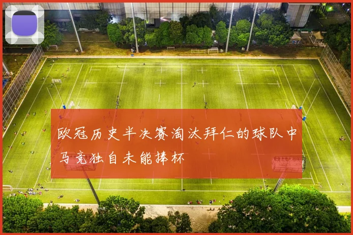 欧冠历史半决赛淘汰拜仁的球队中马竞独自未能捧杯